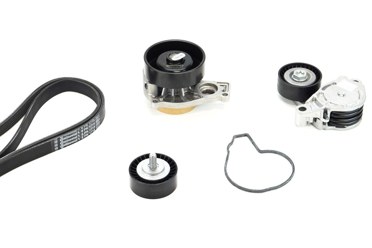 Water Pump + V-ribbed Belt Kit